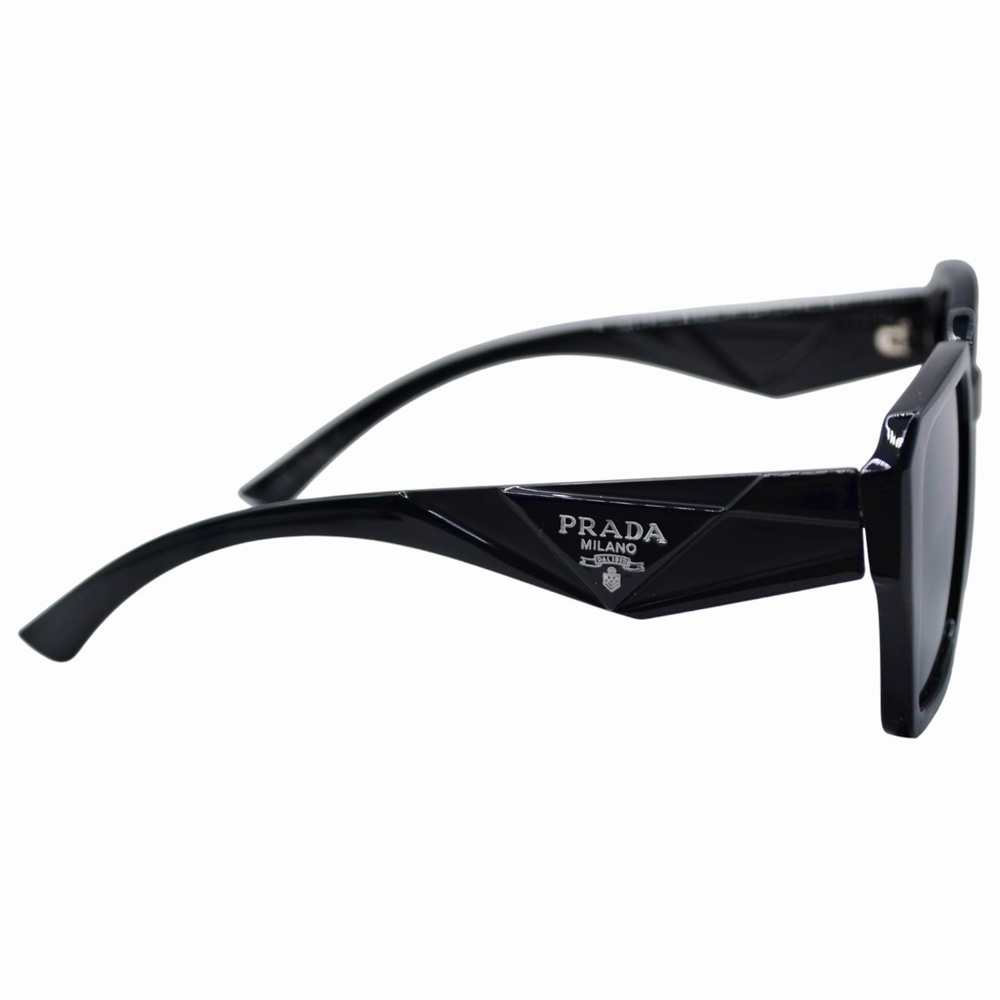 Prada Women’s Sunglasses | Black Frame | Gray Lenses | 55-20-144 | Italy - Picture 2 of 13